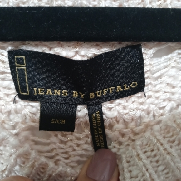 Jeans By Buffalo Open Stich Sweater Size Small - Picture 8 of 12
